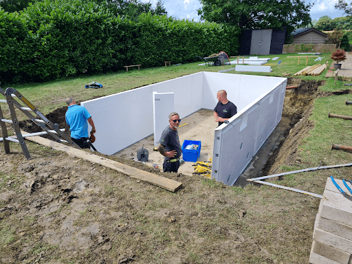 Eco friendly pool construction