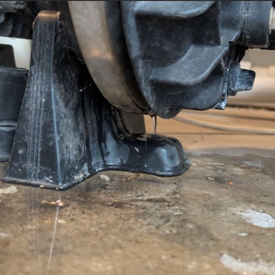 pool equipment leak in pool plant room
