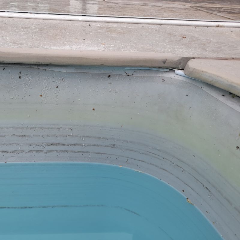 drops in pool water level